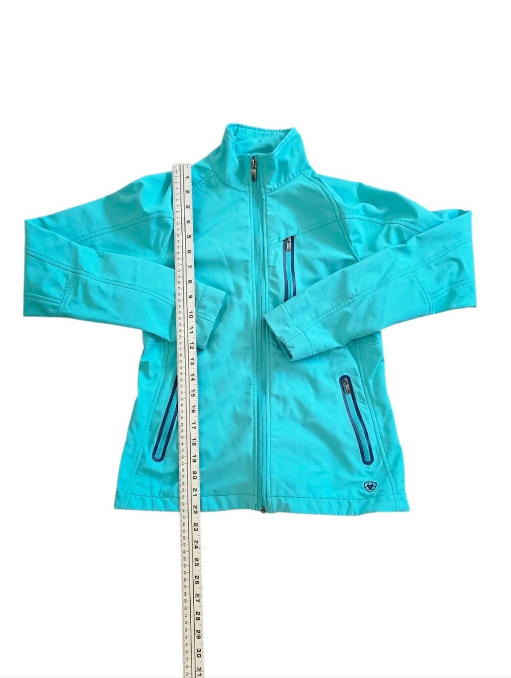 Ariat Women's Turquoise Zip-Front Vivid Softshell Jacket Size S - Picture 5 of 7